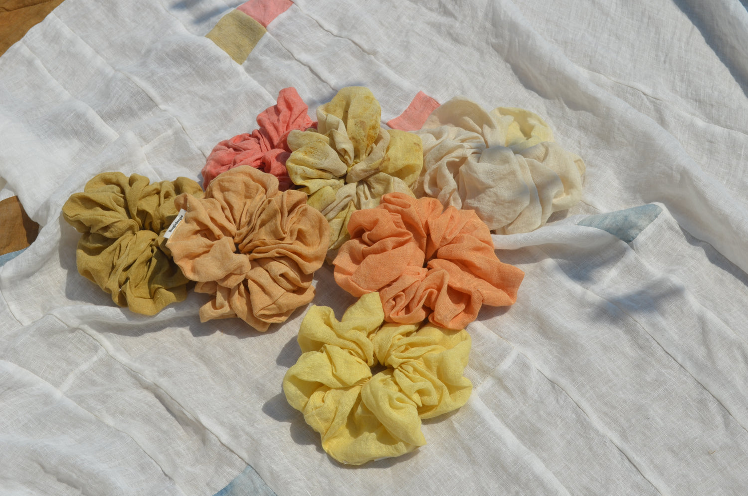 Linen Scrunchies